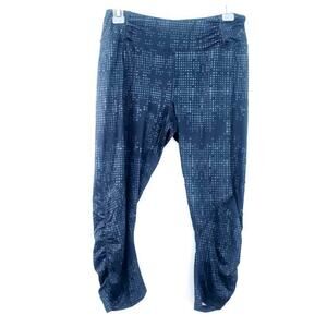 Kyodan Gray Leggings Polkadot Medium Workout Pants Medium Women Yoga Gym